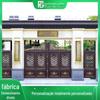 Peças chinesas da flor da liga de alumínio da comunidade da comunidade da porta da arte do pátio da porta elétrica do país da porta da arte da porta do pátio da villa