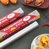 Rollos Desechables de Papel de Aluminio para Cocina, Papel de Aluminio de Aluminio en Caja para Uso Doméstico, Papel de Aluminio Específico para Caja de Barbacoa al por Mayor, Papel de Aluminio para Hornear