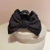 Elegante Pinza para el Cabello con Lazo de Satín, Pinza de Tiburón de Alta Gama, Pasador, Pasador para Mujeres en la Parte Posterior de la Cabeza