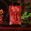 Sobres rojos de tela de alta gama para bodas y compromisos, sobres rojos de tamaño grande para la ceremonia del té de los padres y dinero de regalo