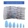 Unha de silicone moagem cabeça terno elétrica máquina de moagem especial cabeça de moagem escova ferramenta de polimento ferramenta manicure borda