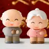 Decoração de Bolo de Aniversário Borda Estampada Vintage Gato Segurando Vovó Abençoada como Donghai Shoubi Nanshan Vestido de Panificação