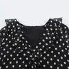 Camisa Decorativa de Capas Versátil Casual de Lunares para Mujer Nueva Primavera 2026 AliExpress Transfronterizo 4387268