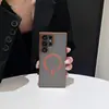 Para Samsung S25ultra Dopamine Ice Mist Funda Magnética para Teléfono GalaxyS24plus Cubierta Protectora Mate