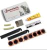 Kit de acessórios para ciclismo com cola para remendo de pneu de bicicleta, película para bicicleta, espátula de plástico, caixa de ferramentas de reparo de pneu