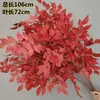 Arte Floral para Casamento Flor Vermelha Material de Fundo Decoração Ikebana Rosa Eucalipto Arranjo para Sala de Estar Interna