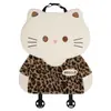Cojín para asiento de coche personalizado por el fabricante, diseño moderno y lindo de gato, almohadilla cálida y afelpada para asiento de coche, funda de asiento de coche de alta gama