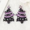 Aretes, Collar, Llavero, Colgante para Bolso de Calcetines Navideños de Terror Acrílico de Doble Cara de Venta Caliente Transfronteriza