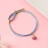 Pulsera del Festival del Bote del Dragón Modelo Nuevo 2026, Pulsera Tejida a Mano de Hilo de Cinco Colores para Bebé Zongzi, Pulsera Pequeña de Zongzi con Hilo de Cinco Colores