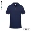 Camisa Polo de Verão para Homens, Camiseta Casual Esportiva, Gola Lapela Moderna, Tecido Respirável de Manga Curta para Corrida e Fitness, Roupa Masculina, Top de Cor Sólida