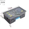 Módulo de Relé de Tiempo Multifuncional de Doble Pantalla Digital, Temporizador 12V24V220V, Ciclo Infinito, Retardo