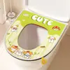Cojín para asiento de inodoro de seda de hielo para el hogar con fragancia incorporada, apto para todas las estaciones, diseño con cremallera, impermeable, funda de inodoro lavable