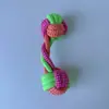 Atacado do Fabricante Brinquedos para Cães de Estimação, Cordas de Algodão Nózadas Tecidas à Mão Resistentes à Mordida para Limpeza de Dentes e Mastigação para Cães Pequenos