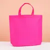 Bolsas Tote Ecológicas Não Tecidas com Logotipo Personalizado Impresso para Publicidade e Promoção Corporativa, Sacolas de Compras 3D, Sacolas de Presente