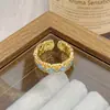 Anillo Abierto Vintage de Flor y Mariposa de Esmalte Multicolor para Mujer, Anillo de Lujo Ligero de Nicho Retro