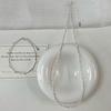 Plata Esterlina S925 Nuevo Pulsera Collar de Cuentas de Burbuja de Plata Rota Explosivo Ins Elegante Clase Alta Combinación Total Simple Nicho
