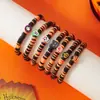 Set de Pulseras de Arcilla Suave Multicapa Halloween Transfronterizo Europeo y Americano, Joyería de Mano Creativa Multicapa Elástica con Cuentas Estilo Bohemio