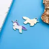 Mixto 30 flor de aleación de aceite púrpura amor pequeño colgante aretes hechos a mano pulsera accesorios de joyería diy venta al por mayor