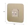 Prateleira de Armazenamento para Banheiro Sem Furos Adesiva Transparente Escovada Clipe Sem Marcas Gancho Garra Acessórios Venda Direta da Fábrica