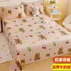 Sábana de Cama de Invierno con Felpa Extra Single Pieza Terciopelo de Leche Dormitorio Estudiantil Individual Doble Coral Franela Polar Felpa Funda de Edredón Niños