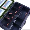 Cubo portátil desmontable para material de pesca herramienta de almacenamiento de equipo especial caja de almacenamiento de una sola capa caja para señuelos artificiales