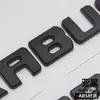 Adecuado para Brabus Brabus Logo de Coche Estándar Inglés Logo Trasero de Coche Pegatina Decorativa Palabra en el Maletero Trasero Pegatina Inglesa Modificada