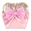 Faixa de Cabelo Nova para Bebê Transfronteiriça Acessórios de Cabelo para Meninas Amazon Lantejoulas Personalizadas Chapéu de Veludo Mickey Acessórios de Cabeça para Crianças