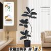 Haihong Mismo Estilo Planta Falsa Planta Verde Perezosa Lujo Ligero de Alta Gama Planta en Maceta Biónica Piso Sala de Estar Bonsái Grande Planta Verde de Simulación