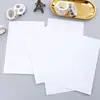 Papel de liberación en blanco para cuenta de mano y pegatinas de cinta de papel con papel de liberación A5 papel de liberación un paquete de 10 hojas