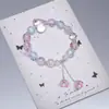 Pulsera de Flor de Lirio del Valle Súper Popular para Mujer Ins Trendy Mejor Amiga Estilo Antiguo Pulsera Dulce Estudiante Simple Versátil Joyería para Mano