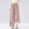 Ropa de Trabajo Estilo Montaña Otoño e Invierno Pantalones Impermeables Pantalones de Senderismo y Montañismo Pierna Curva Pierna Recta Sueltos Casuales Pantalones de Pierna Ancha Cálidos de Forro Polar