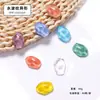 Carta de colores de arte de uñas estilo japonés de alta transparencia transfronteriza con diseños de onda de agua, irregulares, cuadrados, rectangulares y con forma de cuenta