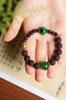 Fragancia de gota de grado Hainan Qinan natural Cadena de mano DIY para hombres y mujeres Wenwan lectura cuentas de Buda accesorios lujo ligero