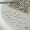 1*2*3t diamantes cúbicos de zirconia para decoración de uñas, pedrería de uñas, decoraciones de uñas DIY modernas y deslumbrantes, pedrería de base plana para manicura, accesorios para uñas