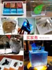 Molde de Resina de Cristal Silicona Resina Epoxi Pegamento Ab Materiales DIY Muestras de Animales Insectos Forma de Cubo Rectangular