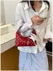 Bolsas pequenas populares de verão para mulheres 2026 nova moda versátil bolsa transversal requintada super quente pequena bolsa de mão de bolinhas
