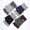 Guantes Gruesos de Medio Dedo para Otoño e Invierno para Hombre, a Prueba de Frío y Cálidos, Guantes de Lana Tejida sin Dedos para Estudiantes para Ciclismo, Forrados de Felpa para Escribir