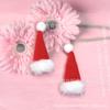 Mini bufanda navideña transfronteriza, sombrero, muñeca, bufanda pequeña, accesorios de joyería navideña DIY, decoraciones navideñas para muñecas