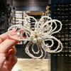 Nuevo Clip de Garra de Flor de Perla Estilo Chino Pinza para el Cabello para Mujeres Clip Lateral de Gama Alta Clip para Flequillo Parte Posterior de la Cabeza Pinza para Recogidos Accesorios para el Cabello