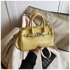 Bolso de Mano Nicho Nuevo 2025 para Mujer Patrón Cocodrilo Bolso Bandolera para Viajes de Negocios de Alta Gama Versátil Bolso Kelly Modelo de Moda