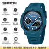 Fábrica de Relojes Transfronterizos Sanda Reloj Despertador de 5 Grupos Hora Mundial Horario de Verano Reloj Electrónico Multifunción para Estudiantes Reloj