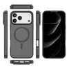 Capa de Celular Apple 18promax Aplicável Transfronteiriça Fosca Sensação de Pele Magnética iPhone 17 Simples Anti-queda Capa Protetora