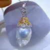 Nuevo Colgante Ocultador de Cierre Universal de Panal Hueco Estilo Chino Cadena Base Plata de Ley S925 Accesorios de Joyería DIY Venta al por Mayor