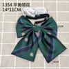 Japonês Básico Verde Escuro Sem Nó Preguiçoso Zíper Mão Gravata Gravata Colarinho Flor Terno Camisa Decoração com Moda