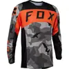 Jersey de Descenso de Manga Larga para Bicicleta de Montaña de Comercio Exterior Fox Jersey de Montar en Moto Descenso Top Transpirable para Ciclismo Mayoreo