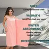 Toalha de banho transfronteiriça de fleece coral com estampa de nuvens, espessa e altamente absorvente, sem fiapos, para uso doméstico, adequada para adultos e em tamanho maior.