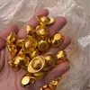 Lingote Grande Chapado en Oro Sólido Lingote de Oro Imitación Adorno, Cuenco del Tesoro, Tarro del Tesoro Pieza Decorativa