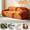 Sofá duplo para uso doméstico para sala de estar, sofá para apartamento pequeno, sofá de chenille para apartamento alugado, sofá de recepção para loja de roupas