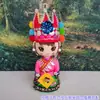 Nova Boneca Étnica Boneca Boneca Lembrança Características Lembrança Feita à Mão Yunnan Guizhou Muwa Adereços de Ensino