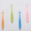 Novo bebê silicone colher macia atualizado crianças alimentação louça de treinamento colher de silicone louça
